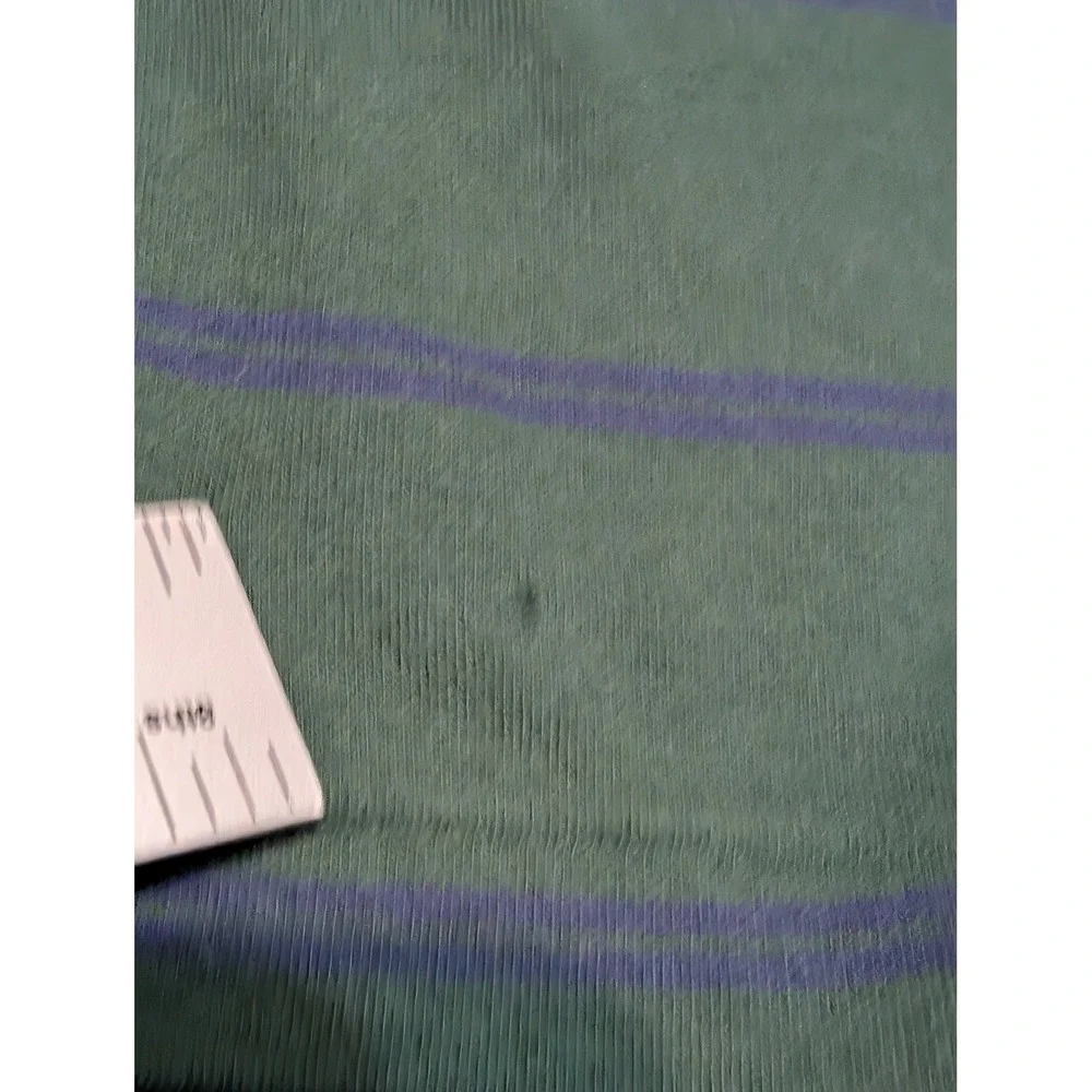 Polo Ralph Lauren Mens XXL Green Navy Blue Striped Short Sleeve Polo Shirt Pony